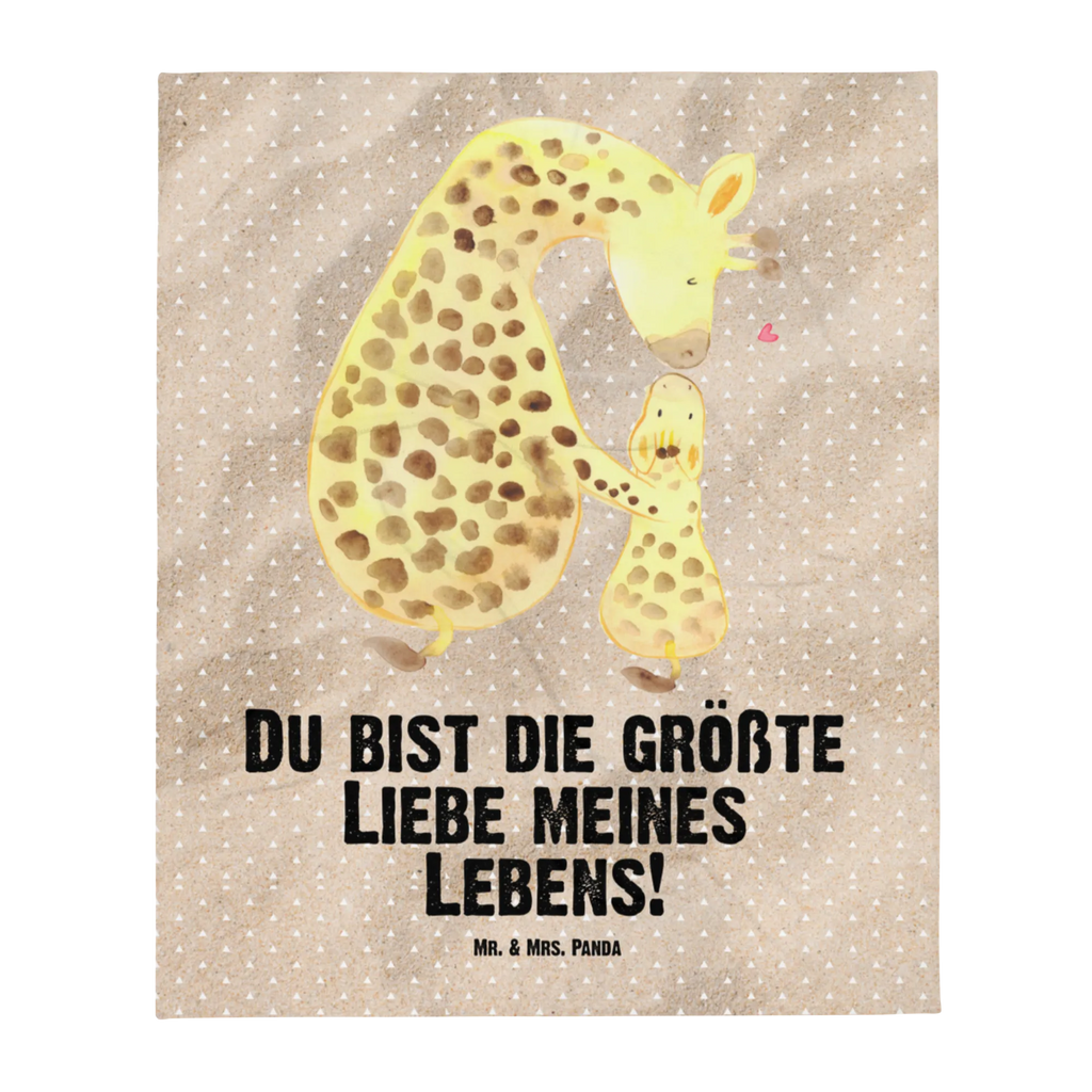 Babydecke Giraffe mit Kind Babydecke, Babygeschenk, Geschenk Geburt, Babyecke Kuscheldecke, Krabbeldecke, Afrika, Wildtiere, Giraffe, Kind, Mutter, Mama, Tochter, Sohn, Lieblingsmensch