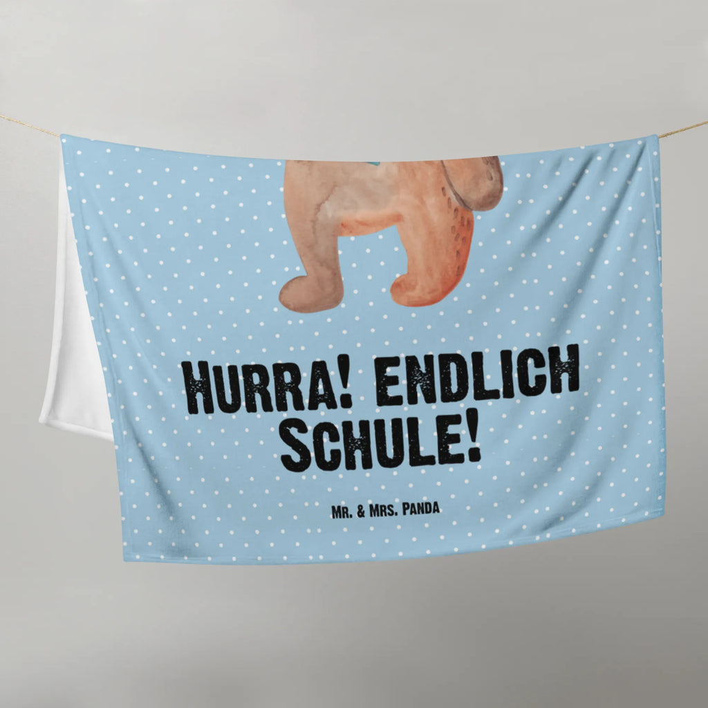 Babydecke Bär Schultüte Babydecke, Babygeschenk, Geschenk Geburt, Babyecke Kuscheldecke, Krabbeldecke, Bär, Teddy, Teddybär, Bär Motiv, Schultüte, Erster Schultag Geschenk, Einschulung Geschenk, Schule Geschenk, Grundschule, Schulanfang, Schulbeginn