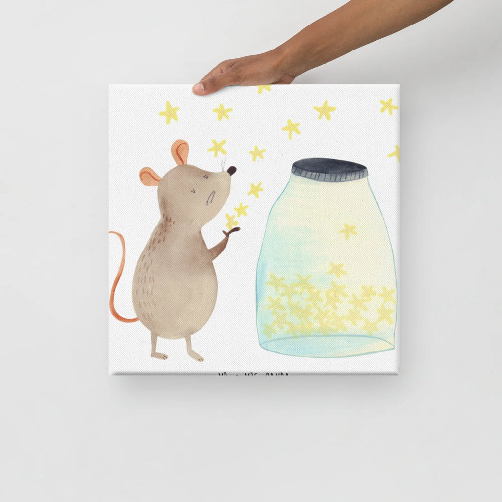 Leinwand Bild Maus Sterne Leinwand, Bild, Kunstdruck, Wanddeko, Dekoration, Tiermotive, Gute Laune, lustige Sprüche, Tiere, Maus, Sterne, Wunsch, Kind, Taufe, Taufgeschenk, Geburt, Schwangerschaft, erstes Kind, Kindergeburtstag, Geburtstag, Hoffnung, Träume