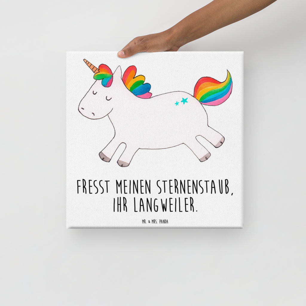 Leinwand Bild Einhorn Happy Leinwand, Bild, Kunstdruck, Wanddeko, Dekoration, Einhorn, Einhörner, Einhorn Deko, Pegasus, Unicorn, glücklich, fröhlich, Spaß, Freude, Lebensfreude, witzig, spannend, Lächeln, Lachen