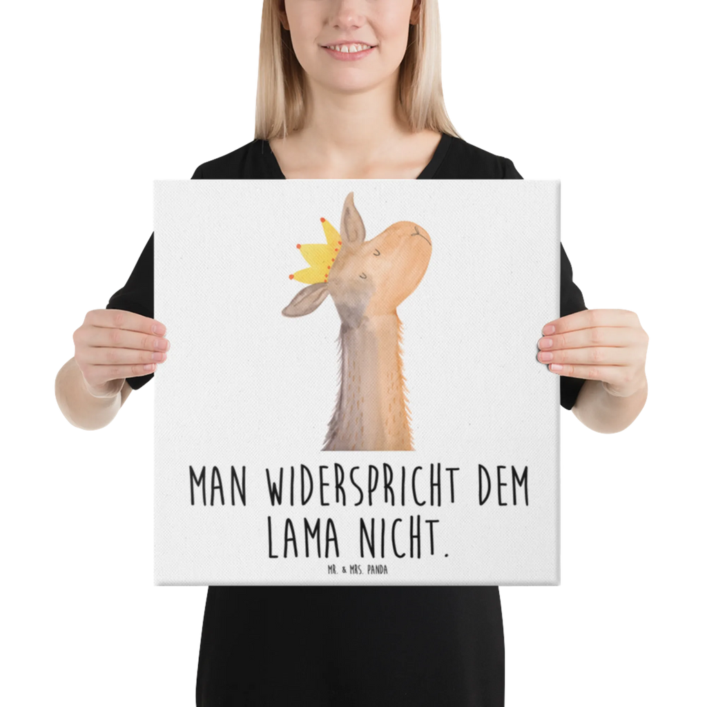 Leinwand Bild Lamakopf König Leinwand, Bild, Kunstdruck, Wanddeko, Dekoration, Lama, Alpaka, Lamas, König, Königin, Freundin, Mama, Papa, Büro Kollege, Kollegin, Chef, Vorgesetzter, Abi, Abitur