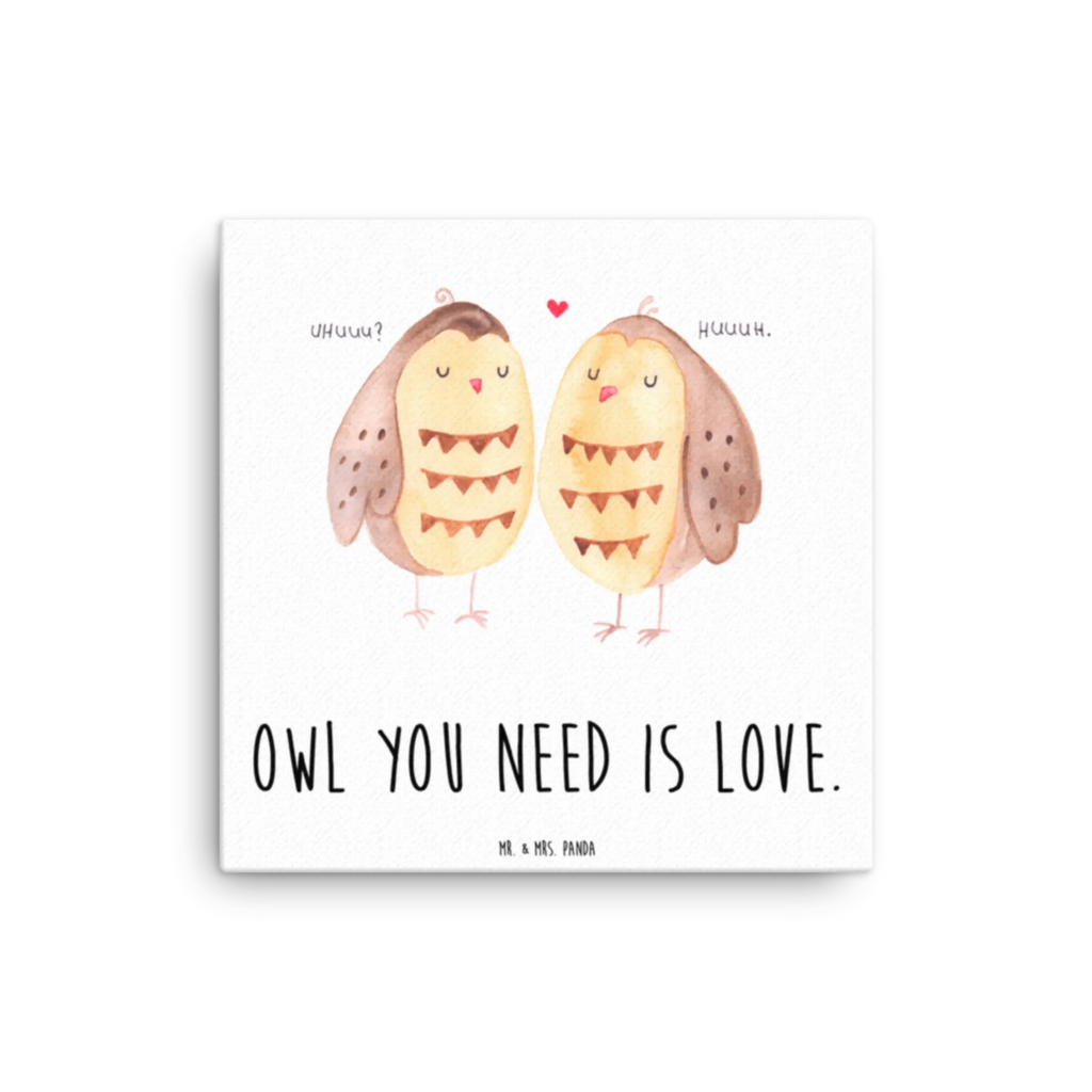 Leinwand Bild Eule Liebe Leinwand, Bild, Kunstdruck, Wanddeko, Dekoration, Eule, Eule Deko, Liebe, Hochzeit Spruch, Owl, All you need is love, Liebe Spruch, Freundin Geschenk, Freund, Wortspiel lustig