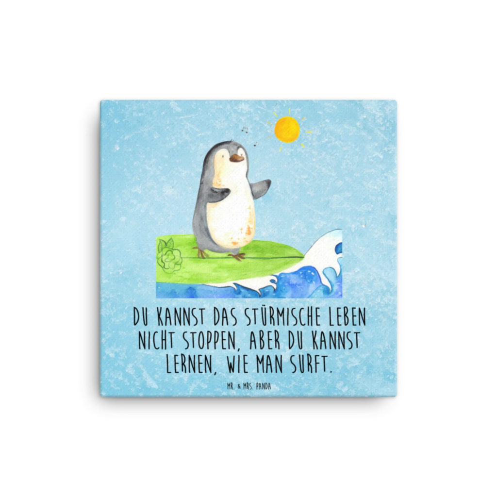 Leinwand Bild Pinguin Surfer Leinwand, Bild, Kunstdruck, Wanddeko, Dekoration, Pinguin, Pinguine, surfen, Surfer, Hawaii, Urlaub, Wellen, Wellen reiten, Portugal