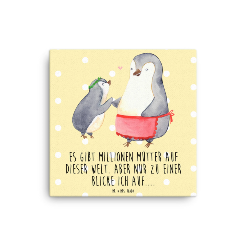 Leinwand Bild Pinguin mit Kind Leinwand, Bild, Kunstdruck, Wanddeko, Dekoration, Familie, Vatertag, Muttertag, Bruder, Schwester, Mama, Papa, Oma, Opa, Geschenk, Mami, Mutti, Mutter, Geburststag