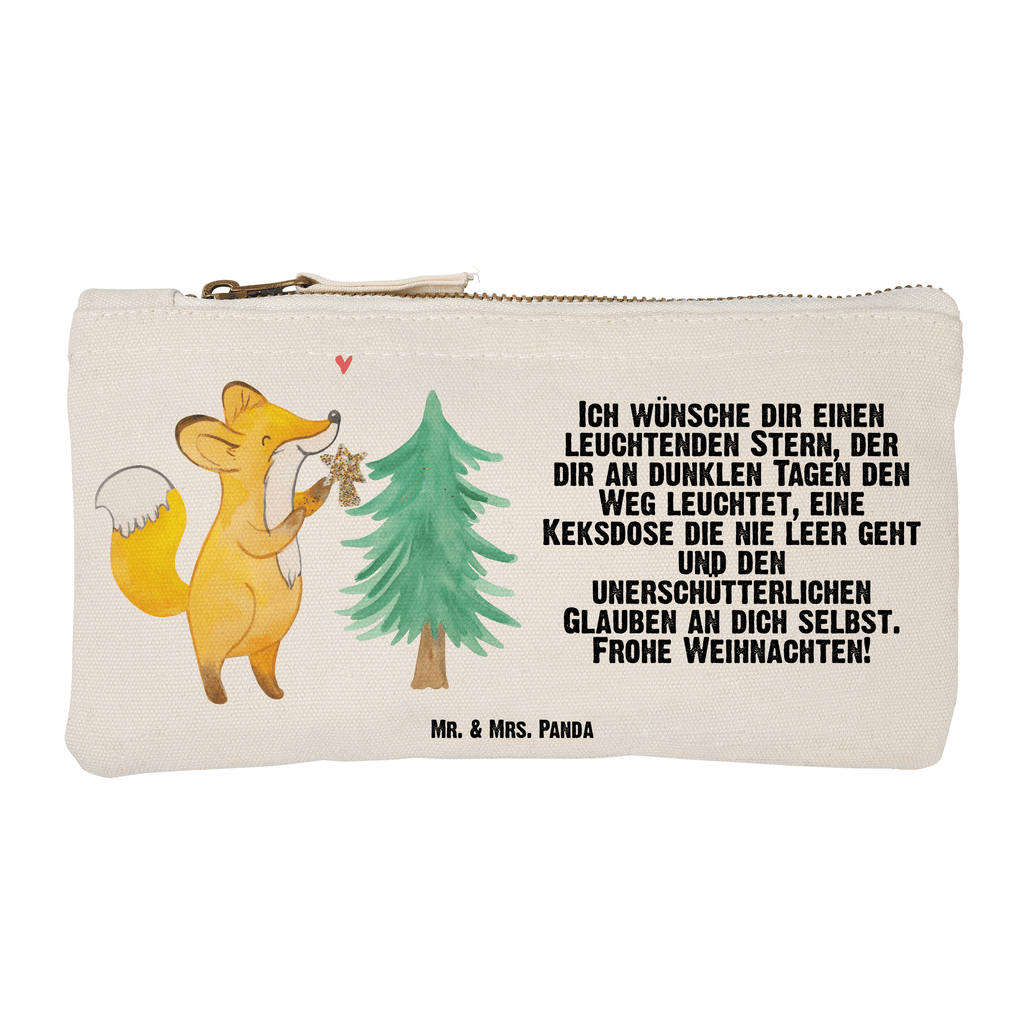 Schminktasche Fuchs  Weihnachtsbaum Schminktasche, Kosmetiktasche, Kosmetikbeutel, Stiftemäppchen, Etui, Federmappe, Makeup, XXL, Schminketui, Kosmetiketui, Schlamperetui, Winter, Weihnachten, Weihnachtsdeko, Nikolaus, Advent, Heiligabend, Wintermotiv, Weihnachtsmann, Weihnachtstage, Fuchs, Schlittschuh, Weihnachtszeit, Weihnachtsdekoration