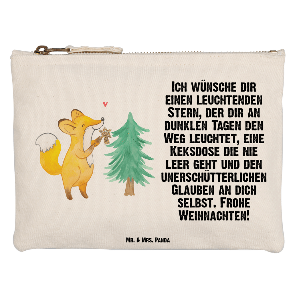 Schminktasche Fuchs  Weihnachtsbaum Schminktasche, Kosmetiktasche, Kosmetikbeutel, Stiftemäppchen, Etui, Federmappe, Makeup, XXL, Schminketui, Kosmetiketui, Schlamperetui, Winter, Weihnachten, Weihnachtsdeko, Nikolaus, Advent, Heiligabend, Wintermotiv, Weihnachtsmann, Weihnachtstage, Fuchs, Schlittschuh, Weihnachtszeit, Weihnachtsdekoration