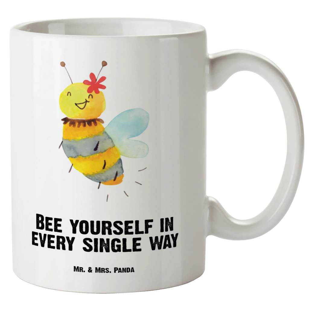 XL Tasse Biene Blume XL Tasse, Große Tasse, Grosse Kaffeetasse, XL Becher, XL Teetasse, spülmaschinenfest, Jumbo Tasse, Groß, Biene, Wespe, Hummel