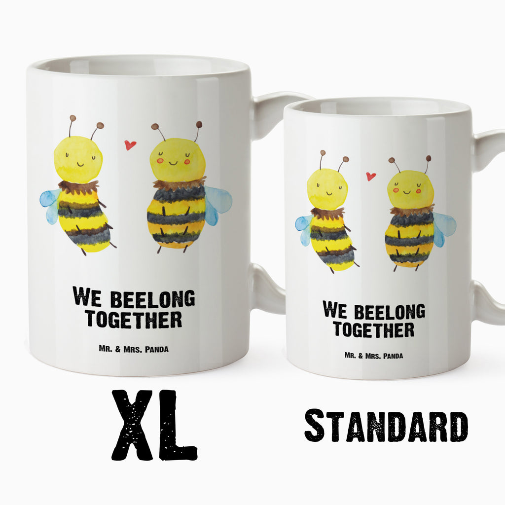 XL Tasse Biene Verliebt XL Tasse, Große Tasse, Grosse Kaffeetasse, XL Becher, XL Teetasse, spülmaschinenfest, Jumbo Tasse, Groß, Biene, Wespe, Hummel