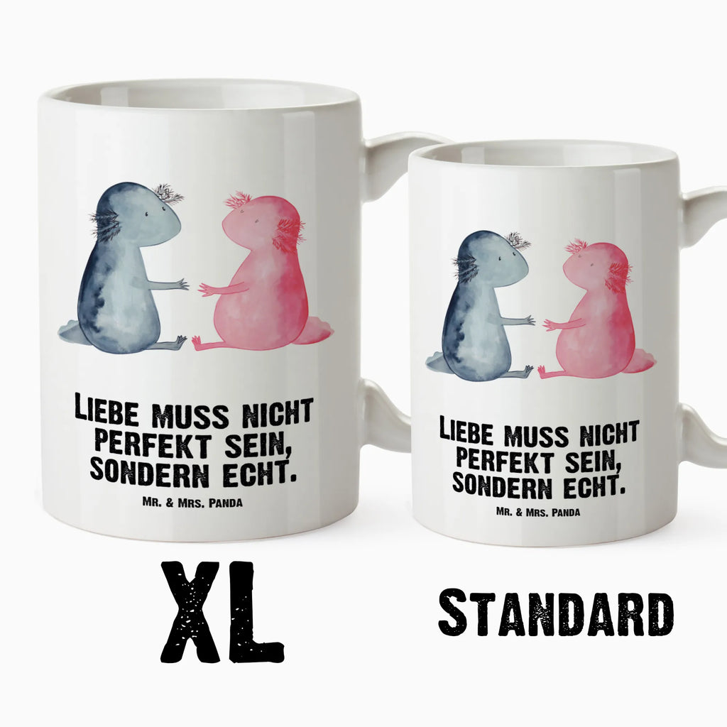 XL Tasse Axolotl Liebe XL Tasse, Große Tasse, Grosse Kaffeetasse, XL Becher, XL Teetasse, spülmaschinenfest, Jumbo Tasse, Groß, Axolotl, Molch, Axolot, Schwanzlurch, Lurch, Lurche, Liebe, große Liebe, Liebesbeweis, Freund, Verlobter, Ehemann, Jahrestag, Valentinstag