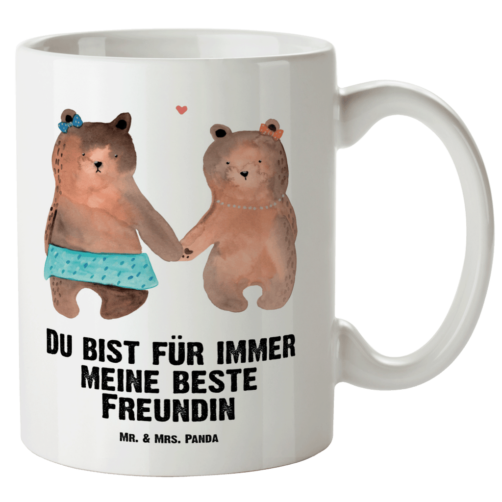 XL Tasse Bär Freundin XL Tasse, Große Tasse, Grosse Kaffeetasse, XL Becher, XL Teetasse, spülmaschinenfest, Jumbo Tasse, Groß, Bär, Teddy, Teddybär, Bär Freundin Beste Freund Liebe Liebesbeweis Verliebt Kumpel Kumpeliene