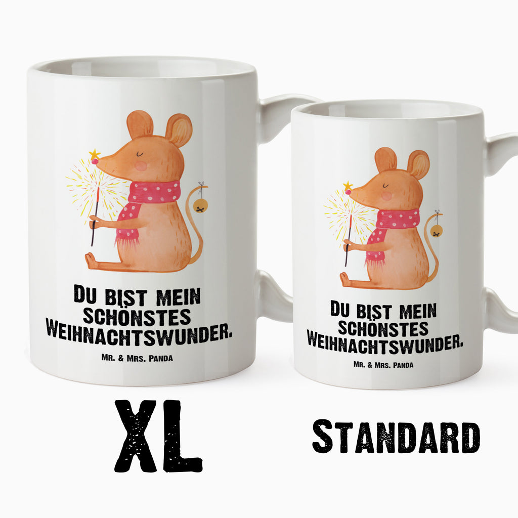 XL Tasse Weihnachtsmaus XL Tasse, Große Tasse, Grosse Kaffeetasse, XL Becher, XL Teetasse, spülmaschinenfest, Jumbo Tasse, Groß, Winter, Weihnachten, Weihnachtsdeko, Nikolaus, Advent, Heiligabend, Wintermotiv, Frohe Weihnachten, Weihnachtsgruß, Weihnachtsmotiv, Maus, Mäuschen, Weihnachtswunder