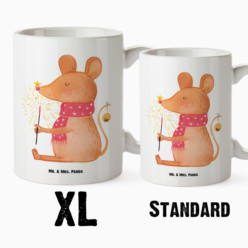 XL Tasse Weihnachtsmaus XL Tasse, Große Tasse, Grosse Kaffeetasse, XL Becher, XL Teetasse, spülmaschinenfest, Jumbo Tasse, Groß, Winter, Weihnachten, Weihnachtsdeko, Nikolaus, Advent, Heiligabend, Wintermotiv, Frohe Weihnachten, Weihnachtsgruß, Weihnachtsmotiv, Maus, Mäuschen, Weihnachtswunder