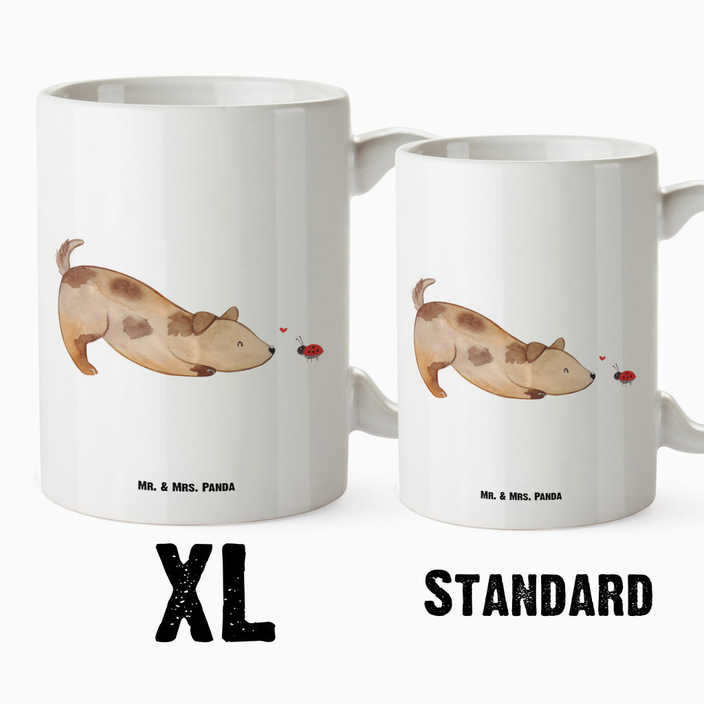 XL Tasse Hund Marienkäfer XL Tasse, Große Tasse, Grosse Kaffeetasse, XL Becher, XL Teetasse, spülmaschinenfest, Jumbo Tasse, Groß, Hund, Hundemotiv, Haustier, Hunderasse, Tierliebhaber, Hundebesitzer, Sprüche, Hunde, Hundespruch, Marienkäfer, Mischling, Mischlinghund