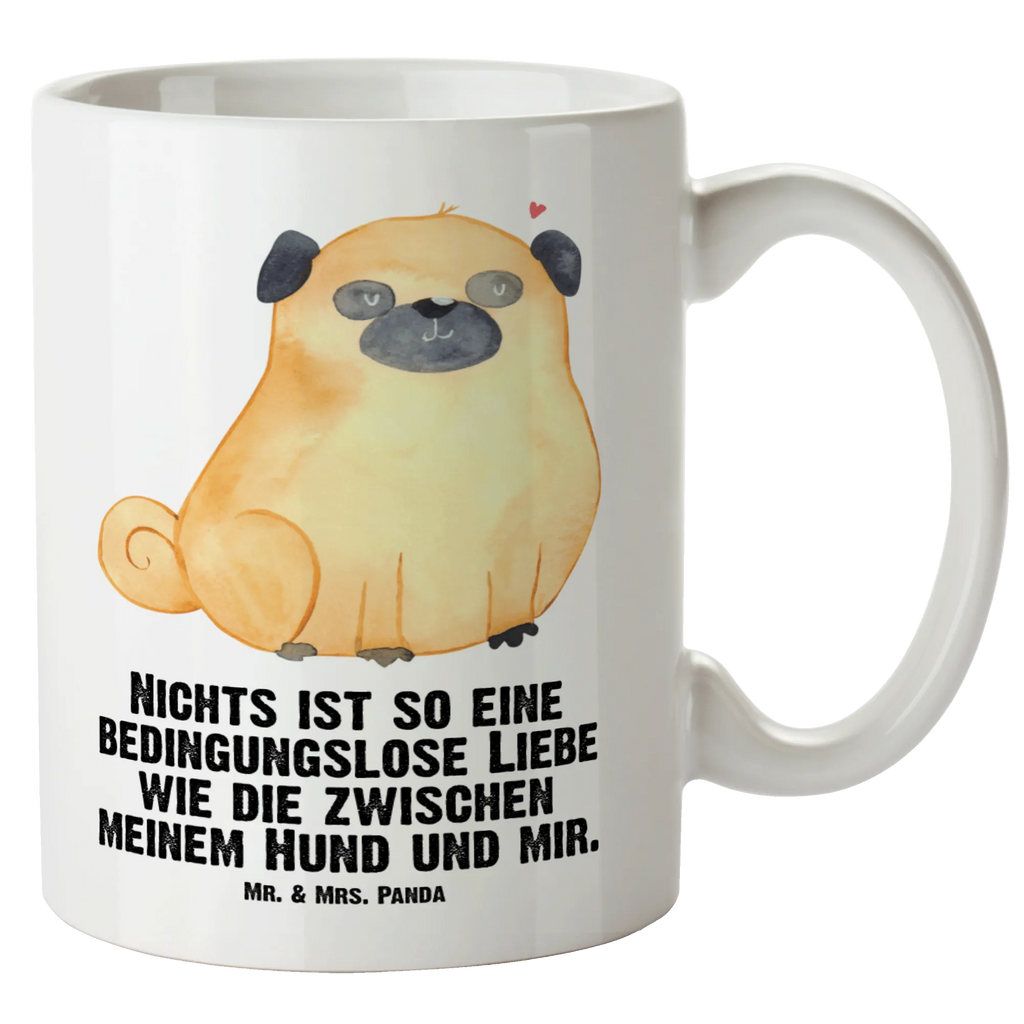 XL Tasse Mops XL Tasse, Große Tasse, Grosse Kaffeetasse, XL Becher, XL Teetasse, spülmaschinenfest, Jumbo Tasse, Groß, Hund, Hundemotiv, Haustier, Hunderasse, Tierliebhaber, Hundebesitzer, Sprüche, Mops, Liebe, Hundeliebe