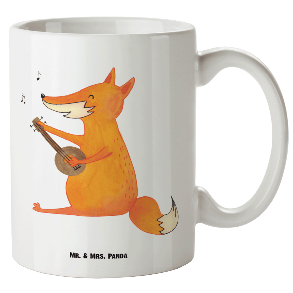 XL Tasse Fuchs Gitarre XL Tasse, Große Tasse, Grosse Kaffeetasse, XL Becher, XL Teetasse, spülmaschinenfest, Jumbo Tasse, Groß, Fuchs, Füchse, Geschenk Musiker, Musik Spruch, Musikerin, Sänger, Sängerin, Gitarre