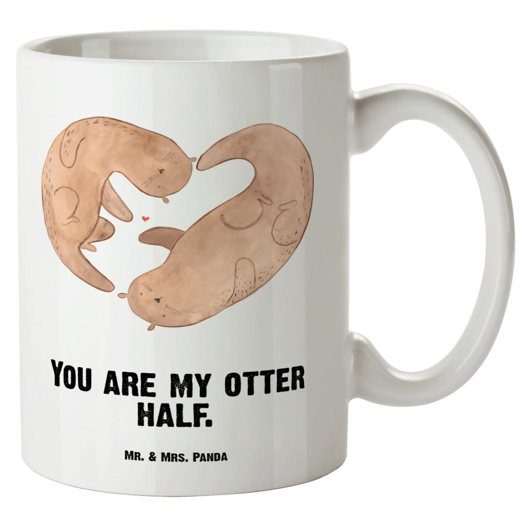 XL Tasse Otter Herz XL Tasse, Große Tasse, Grosse Kaffeetasse, XL Becher, XL Teetasse, spülmaschinenfest, Jumbo Tasse, Groß, Otter, Fischotter, Seeotter, Liebe, Herz, Liebesbeweis, Liebesgeschenk, Bessere Hälfte, Love you, Jahrestag, Hochzeitstag, Verlobung, gemeinsames Leben