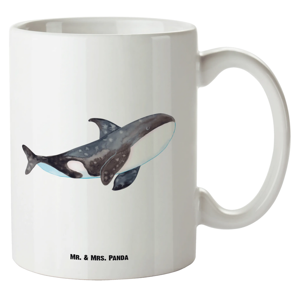 XL Tasse Orca XL Tasse, Große Tasse, Grosse Kaffeetasse, XL Becher, XL Teetasse, spülmaschinenfest, Jumbo Tasse, Groß, Meerestiere, Meer, Urlaub, Orca, Orcas, Killerwal, Wal, Möglichkeiten, Büro, Arbeit, Motivation, Selbstliebe, Neustart, Startup