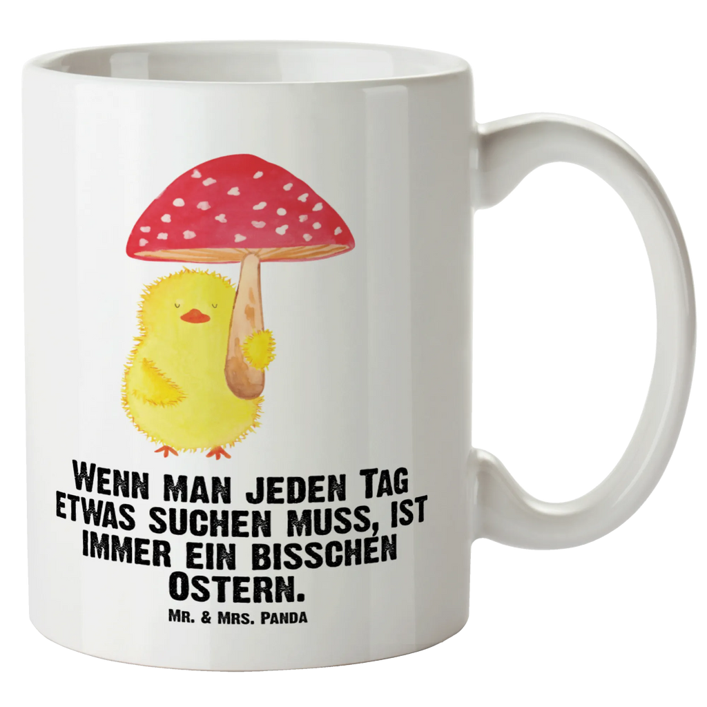 XL Tasse Küken Fliegenpilz XL Tasse, Große Tasse, Grosse Kaffeetasse, XL Becher, XL Teetasse, spülmaschinenfest, Jumbo Tasse, Groß, Ostern, Osterhase, Ostergeschenke, Osternest, Osterdeko, Geschenke zu Ostern, Ostern Geschenk, Ostergeschenke Kinder, Ostern Kinder, Küken, Fliegenpilz, Glückspilz, Frohe Ostern, Ostergrüße