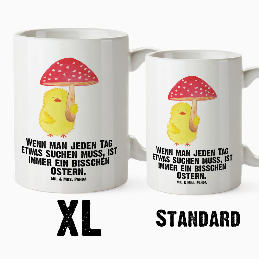 XL Tasse Küken Fliegenpilz XL Tasse, Große Tasse, Grosse Kaffeetasse, XL Becher, XL Teetasse, spülmaschinenfest, Jumbo Tasse, Groß, Ostern, Osterhase, Ostergeschenke, Osternest, Osterdeko, Geschenke zu Ostern, Ostern Geschenk, Ostergeschenke Kinder, Ostern Kinder, Küken, Fliegenpilz, Glückspilz, Frohe Ostern, Ostergrüße