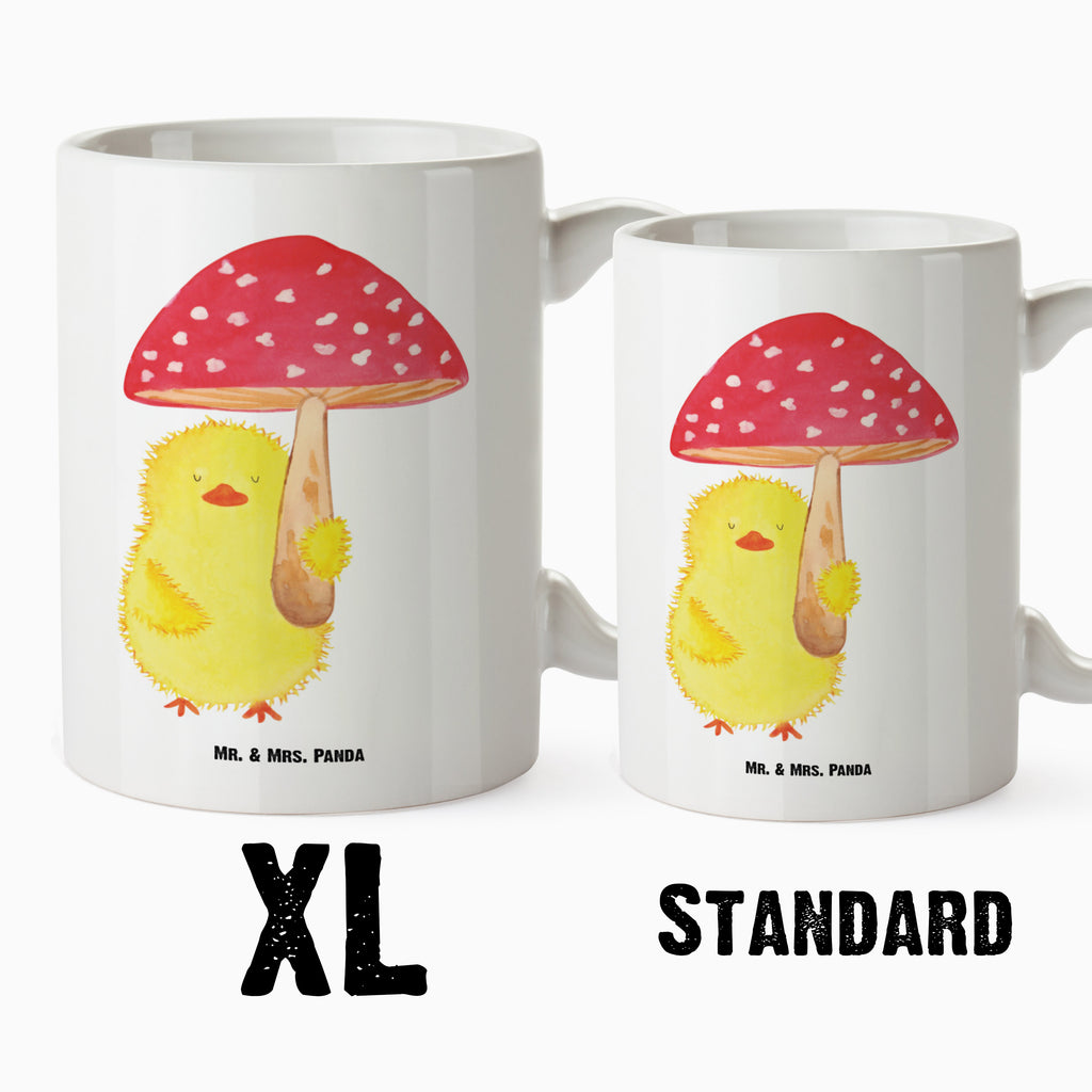 XL Tasse Küken Fliegenpilz XL Tasse, Große Tasse, Grosse Kaffeetasse, XL Becher, XL Teetasse, spülmaschinenfest, Jumbo Tasse, Groß, Ostern, Osterhase, Ostergeschenke, Osternest, Osterdeko, Geschenke zu Ostern, Ostern Geschenk, Ostergeschenke Kinder, Ostern Kinder, Küken, Fliegenpilz, Glückspilz, Frohe Ostern, Ostergrüße