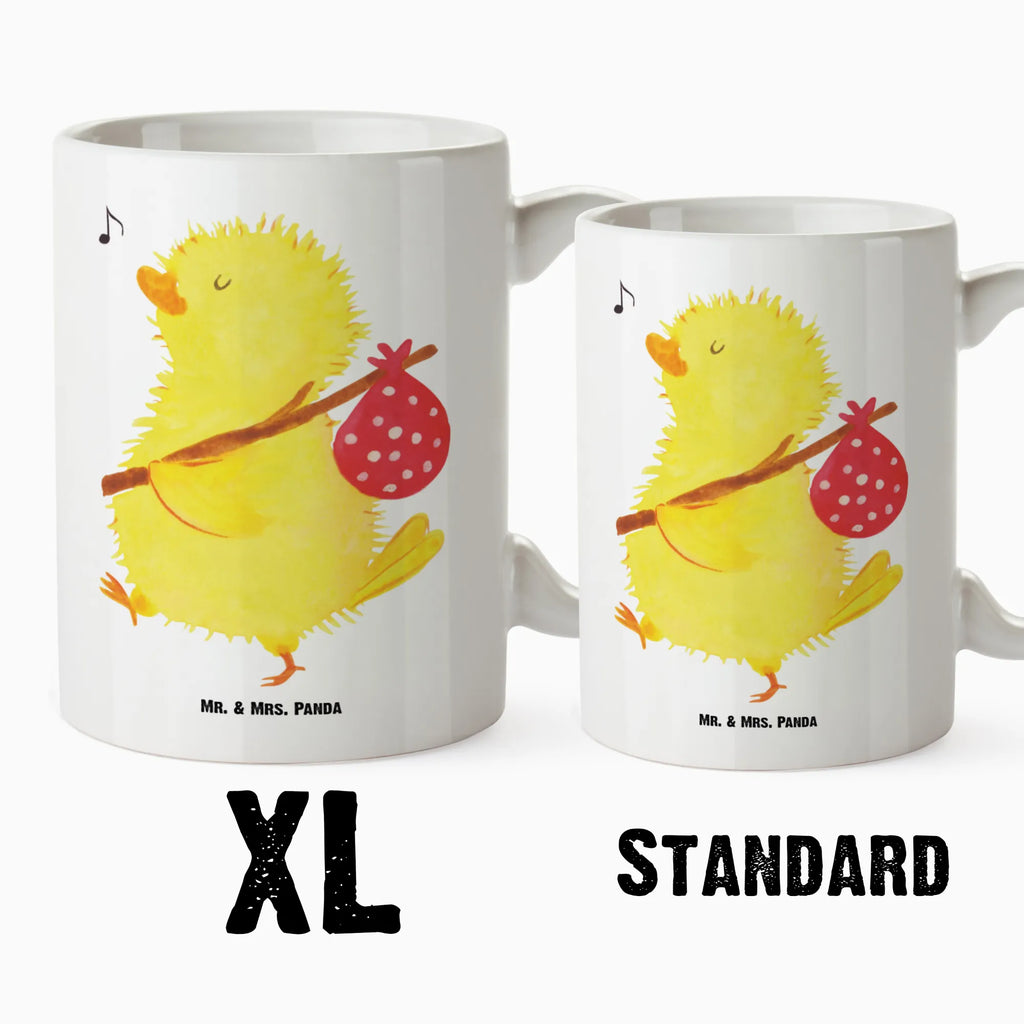 XL Tasse Küken Wanderer XL Tasse, Große Tasse, Grosse Kaffeetasse, XL Becher, XL Teetasse, spülmaschinenfest, Jumbo Tasse, Groß, Ostern, Osterhase, Ostergeschenke, Osternest, Osterdeko, Geschenke zu Ostern, Ostern Geschenk, Ostergeschenke Kinder, Ostern Kinder, Küken, Osterei, Ostereier, Ei, Frühlingsgefühle, Freude, Grüße, liebe Grüße, Frohe Ostern, Ostergrüße, Flausen, Wunder, Reisen, Weltenbummler, Zeit, Zeitmanagement, Backpacker