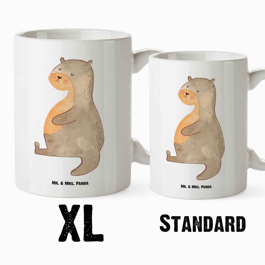 XL Tasse Otter Bauch XL Tasse, Große Tasse, Grosse Kaffeetasse, XL Becher, XL Teetasse, spülmaschinenfest, Jumbo Tasse, Groß, Otter, Fischotter, Seeotter, Otter Seeotter See Otter