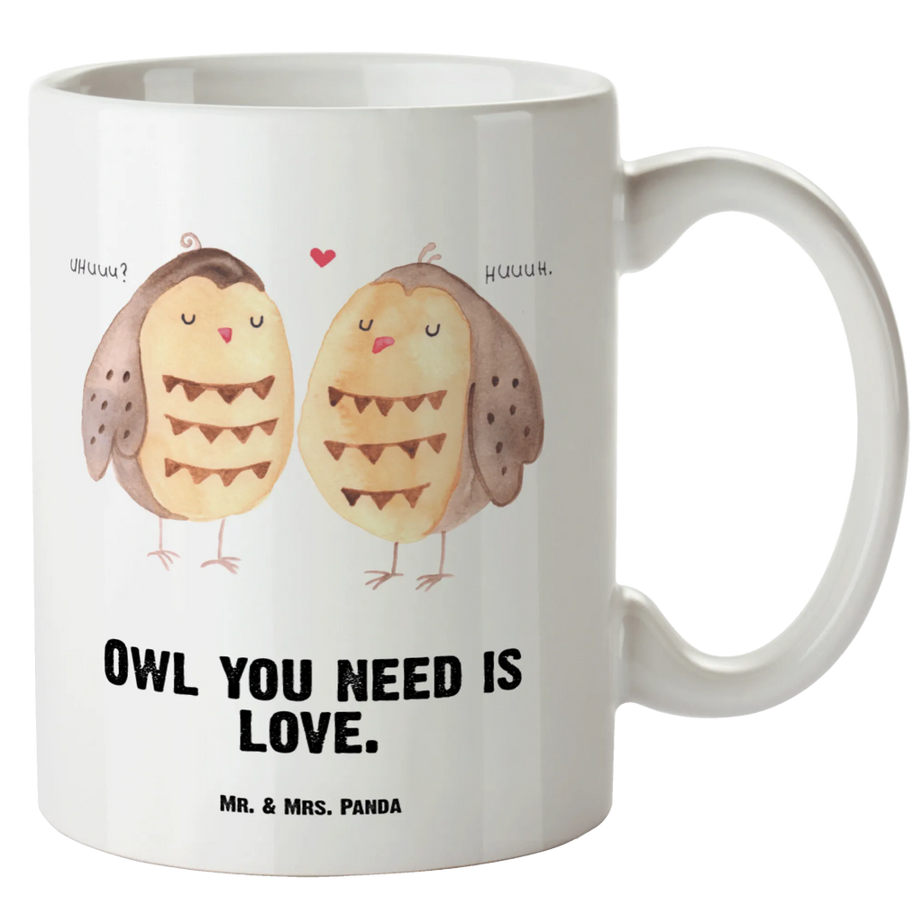 XL Tasse Eule Liebe XL Tasse, Große Tasse, Grosse Kaffeetasse, XL Becher, XL Teetasse, spülmaschinenfest, Jumbo Tasse, Groß, Eule, Eule Deko, Liebe, Hochzeit Spruch, Owl, All you need is love, Liebe Spruch, Freundin Geschenk, Freund, Wortspiel lustig