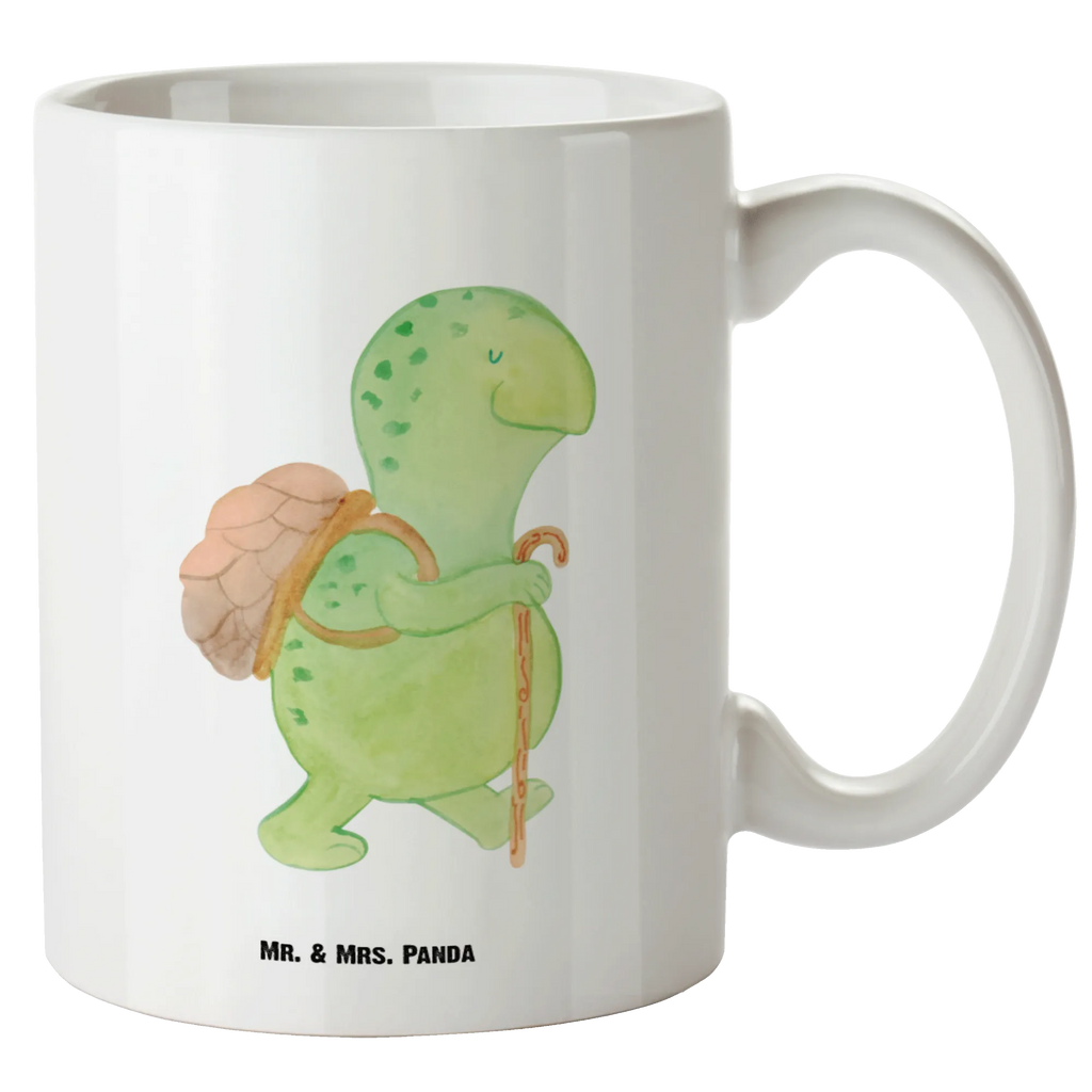 XL Tasse Schildkröte Wanderer XL Tasse, Große Tasse, Grosse Kaffeetasse, XL Becher, XL Teetasse, spülmaschinenfest, Jumbo Tasse, Groß, Schildkröte, Schildkröten, Motivation, Motivationsspruch, Motivationssprüche, Neuanfang