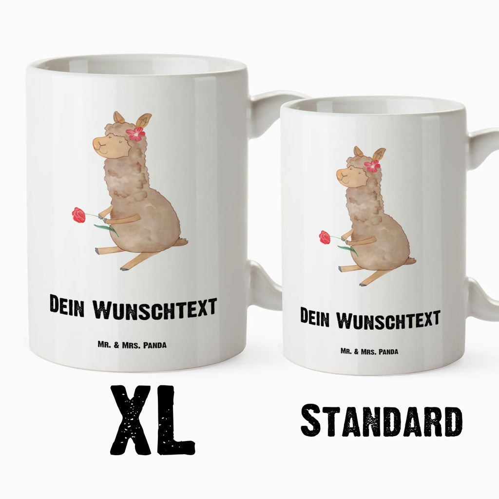 Personalisierte XL Tasse Alpaka Blume Personalisierte XL Tasse, Personalisierte Große Tasse, Personalisierte Grosse Kaffeetasse, PErsonalisierter XL Becher, XL Teetasse mit Namen, XL Becher mit Namen, spülmaschinenfest, Jumbo Tasse, Groß, Personalisiert, XL Tasse mit Namen, XL Namenstasse, Jumbo Namenstasse, Alpaka, Lama, Blume, Lamas, Alpaka Zitat, Alpaka Spruch, Alpaka Dekor, Alpaka Geschenk, Alpaka Dekoration, Alpaka Witz, Motiv Alpaka