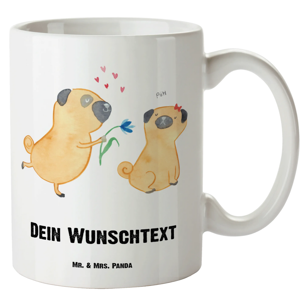 Personalisierte XL Tasse Mops verliebt Personalisierte XL Tasse, Personalisierte Große Tasse, Personalisierte Grosse Kaffeetasse, PErsonalisierter XL Becher, XL Teetasse mit Namen, XL Becher mit Namen, spülmaschinenfest, Jumbo Tasse, Groß, Personalisiert, XL Tasse mit Namen, XL Namenstasse, Jumbo Namenstasse, Hund, Hundemotiv, Haustier, Hunderasse, Tierliebhaber, Hundebesitzer, Sprüche, Mops, Möpse, Hundeliebe, verliebt, Liebe, Liebesspruch. Verlobt, Geschenk Freund, Partner