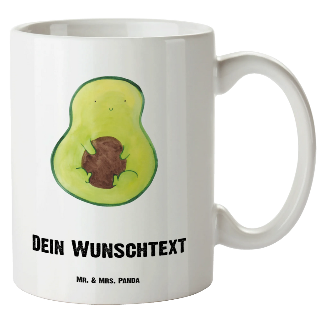 Personalisierte XL Tasse Avocado mit Kern Personalisierte XL Tasse, Personalisierte Große Tasse, Personalisierte Grosse Kaffeetasse, PErsonalisierter XL Becher, XL Teetasse mit Namen, XL Becher mit Namen, spülmaschinenfest, Jumbo Tasse, Groß, Personalisiert, XL Tasse mit Namen, XL Namenstasse, Jumbo Namenstasse, Avocado, Veggie, Vegan, Gesund, Avokado, Avocadokern, Kern, Pflanze, Spruch Leben