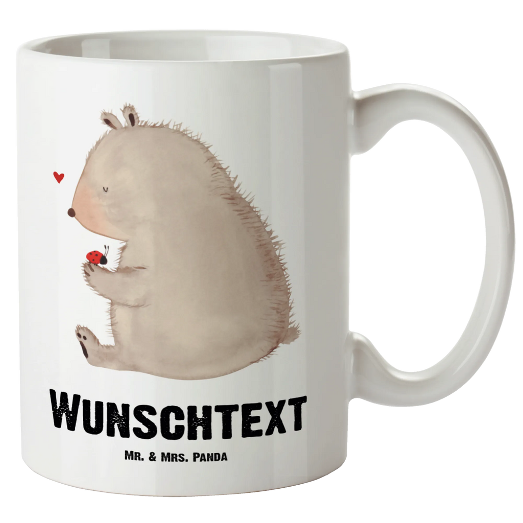 Personalisierte XL Tasse Bär mit Marienkäfer Personalisierte XL Tasse, Personalisierte Große Tasse, Personalisierte Grosse Kaffeetasse, PErsonalisierter XL Becher, XL Teetasse mit Namen, XL Becher mit Namen, spülmaschinenfest, Jumbo Tasse, Groß, Personalisiert, XL Tasse mit Namen, XL Namenstasse, Jumbo Namenstasse, Bär, Teddy, Teddybär, Marienkäfer, Liebe, Freiheit, Motivation, Das Leben ist schön