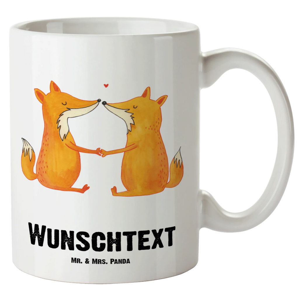 Personalisierte XL Tasse Füchse Liebe Personalisierte XL Tasse, Personalisierte Große Tasse, Personalisierte Grosse Kaffeetasse, PErsonalisierter XL Becher, XL Teetasse mit Namen, XL Becher mit Namen, spülmaschinenfest, Jumbo Tasse, Groß, Personalisiert, XL Tasse mit Namen, XL Namenstasse, Jumbo Namenstasse, Fuchs, Füchse, Fox, Liebe, Liebespaar, Paar, Partner, Freundin, Freund, Ehe, Verlobte, Ehemann, Ehefrau, Liebesbeweis