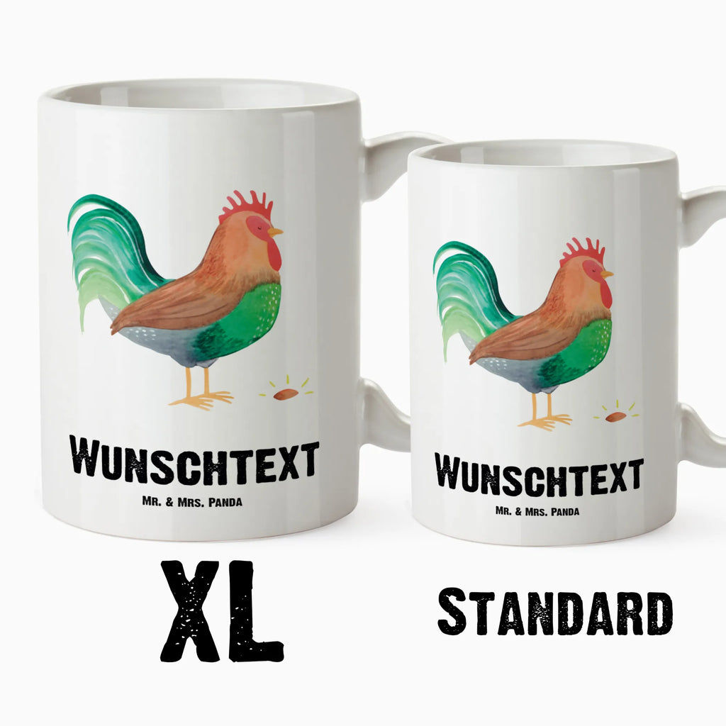 Personalisierte XL Tasse Hahn mit Korn Personalisierte XL Tasse, Personalisierte Große Tasse, Personalisierte Grosse Kaffeetasse, PErsonalisierter XL Becher, XL Teetasse mit Namen, XL Becher mit Namen, spülmaschinenfest, Jumbo Tasse, Groß, Personalisiert, XL Tasse mit Namen, XL Namenstasse, Jumbo Namenstasse, Bauernhof, Hoftiere, Landwirt, Landwirtin, Hahn, Korn, Henne, Eier, Natur