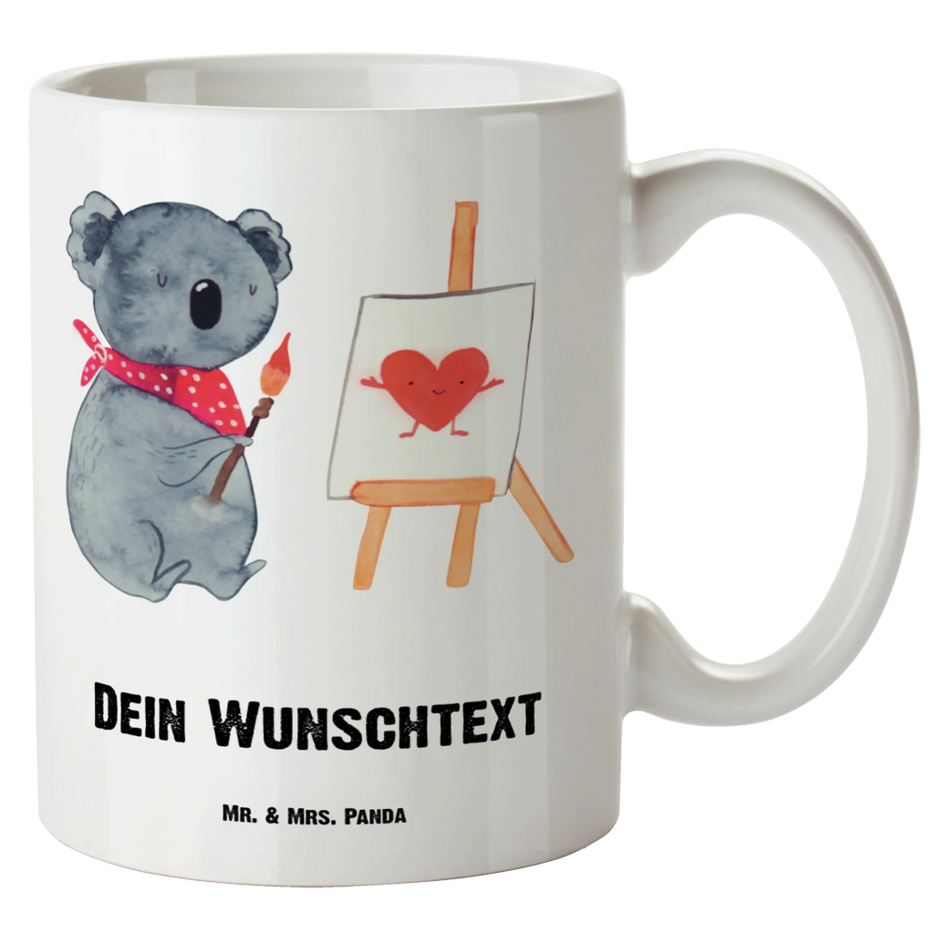 Personalisierte XL Tasse Koala Künstler Personalisierte XL Tasse, Personalisierte Große Tasse, Personalisierte Grosse Kaffeetasse, PErsonalisierter XL Becher, XL Teetasse mit Namen, XL Becher mit Namen, spülmaschinenfest, Jumbo Tasse, Groß, Personalisiert, XL Tasse mit Namen, XL Namenstasse, Jumbo Namenstasse, Koala, Koalabär, Liebe, Liebensbeweis, Liebesgeschenk, Gefühle, Künstler, zeichnen