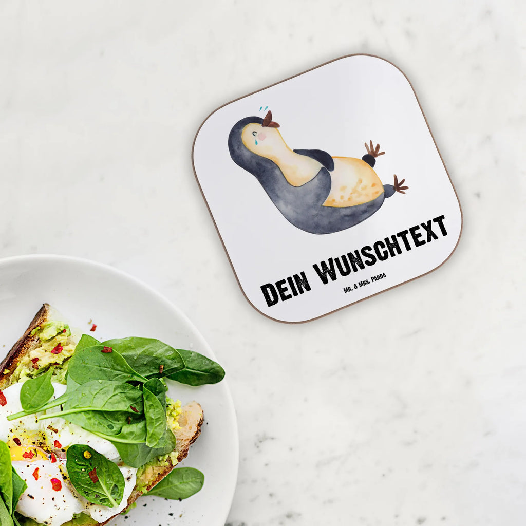 Personalisierte Untersetzer Pinguin lachend Personalisierte Untersetzer, PErsonalisierte Bierdeckel, Personalisierte Glasuntersetzer, Peronalisierte Untersetzer Gläser, Personalisiert Getränkeuntersetzer, Untersetzer mit Namen, Bedrucken, Personalisieren, Namensaufdruck, Pinguin, Pinguine, lustiger Spruch, Optimismus, Fröhlich, Lachen, Humor, Fröhlichkeit