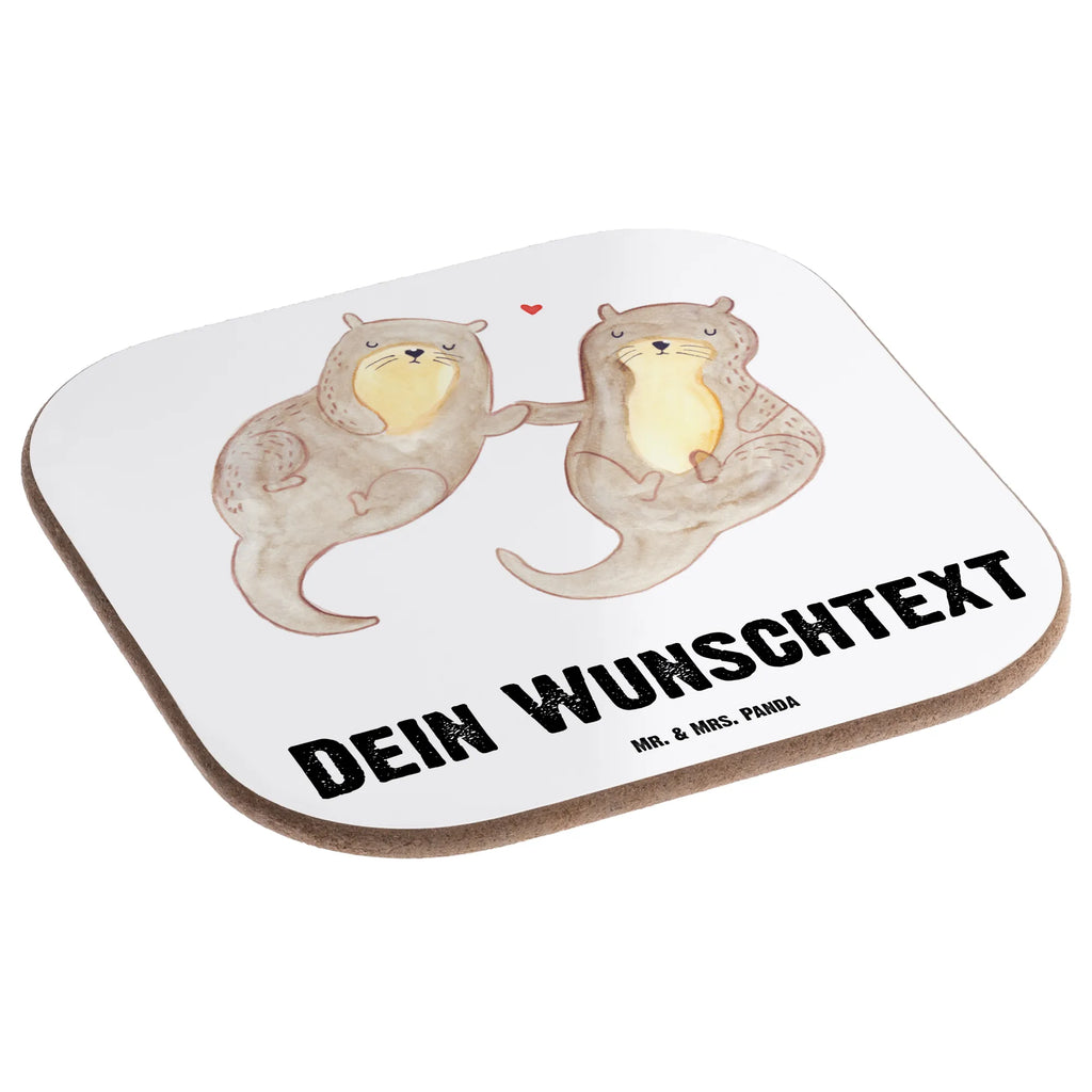 Personalisierte Untersetzer Otter händchenhaltend Personalisierte Untersetzer, PErsonalisierte Bierdeckel, Personalisierte Glasuntersetzer, Peronalisierte Untersetzer Gläser, Personalisiert Getränkeuntersetzer, Untersetzer mit Namen, Bedrucken, Personalisieren, Namensaufdruck, Otter, Fischotter, Seeotter, Otter Seeotter See Otter