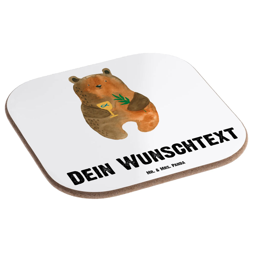 Personalised coaster bear confirmation Personalisierte Untersetzer, PErsonalisierte Bierdeckel, Personalisierte Glasuntersetzer, Peronalisierte Untersetzer Gläser, Personalisiert Getränkeuntersetzer, Untersetzer mit Namen, Bedrucken, Personalisieren, Namensaufdruck, Bär, Teddy, Teddybär, Konfirmation, Kirche, evangelisch, Gottesdienst
