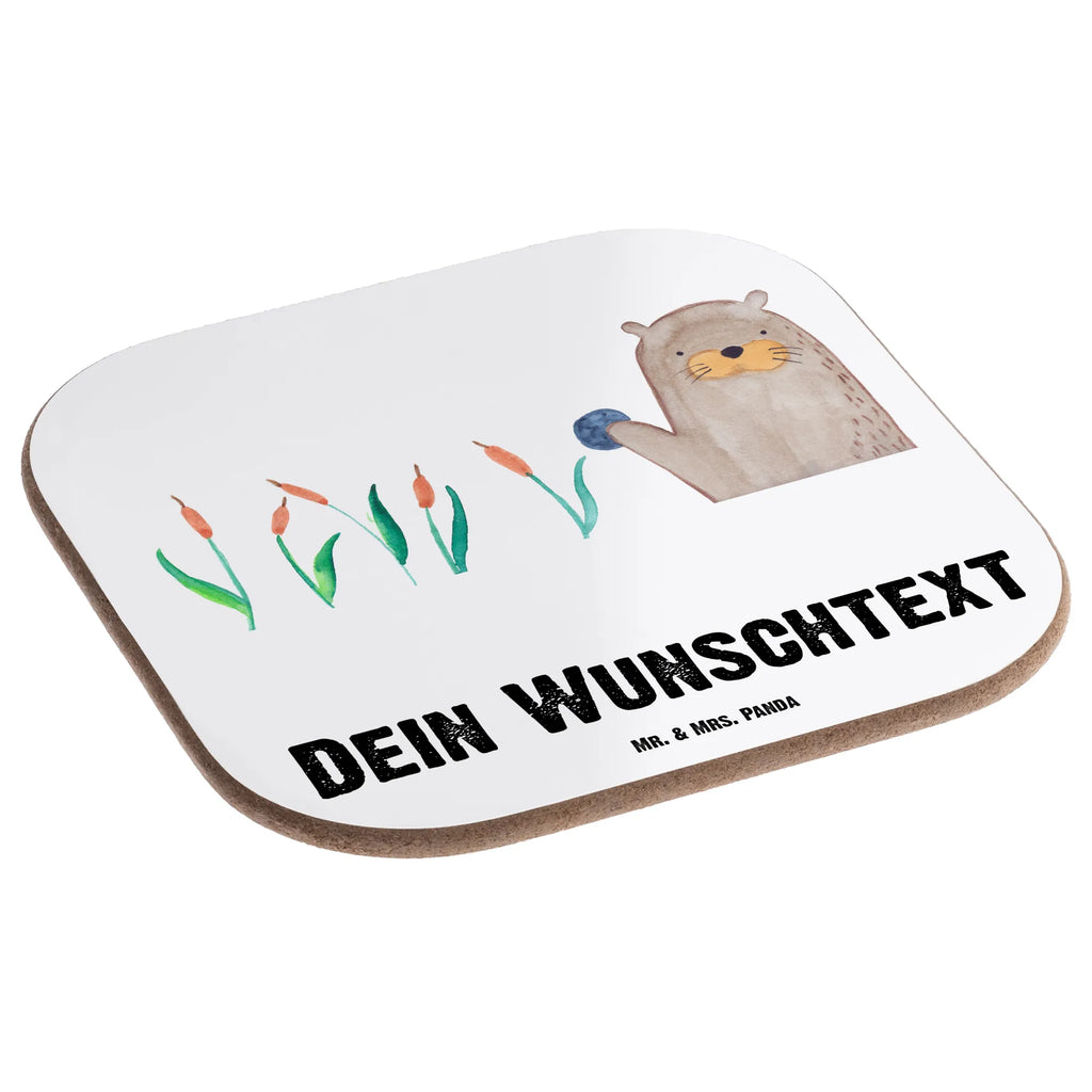 Personalisierte Untersetzer Otter mit Stein Personalisierte Untersetzer, PErsonalisierte Bierdeckel, Personalisierte Glasuntersetzer, Peronalisierte Untersetzer Gläser, Personalisiert Getränkeuntersetzer, Untersetzer mit Namen, Bedrucken, Personalisieren, Namensaufdruck, Otter, Fischotter, Seeotter, Otter Seeotter See Otter