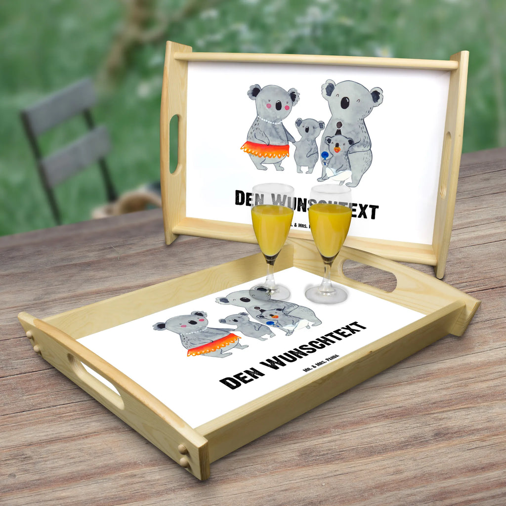 Personalisiertes Serviertablett Koala Familie Personalisiertes Serviertablett, Personalisiertes Tablett, Personalisiertes Holztablett, Personalisiertes Küchentablett, Personalisiertes Dekotablett, Personalisiertes Frühstückstablett, Serviertablett mit Namen, Tablett mit Namen, Familie, Vatertag, Muttertag, Bruder, Schwester, Mama, Papa, Oma, Opa, Koala, Koalas, Family, Kinder, Geschwister, Familienleben