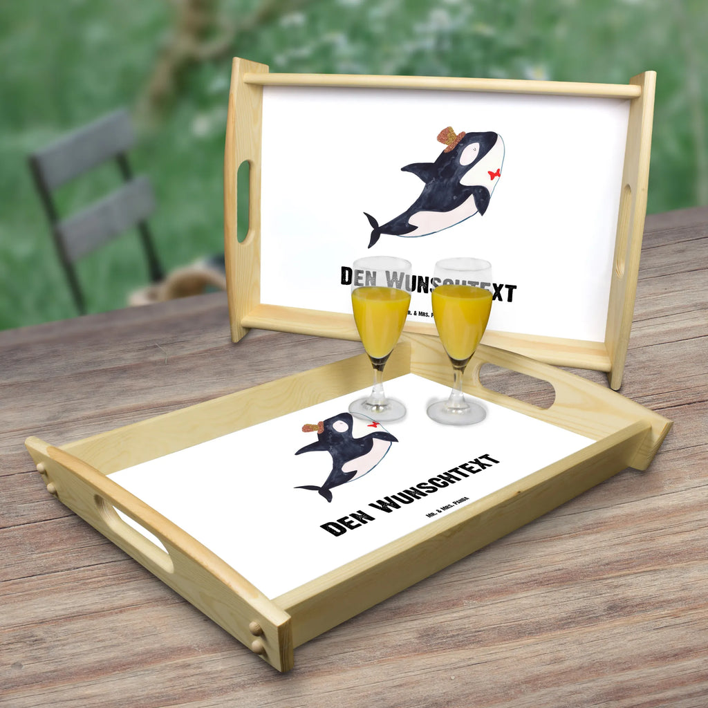 Personalised serving tray orca cylinder Personalisiertes Serviertablett, Personalisiertes Tablett, Personalisiertes Holztablett, Personalisiertes Küchentablett, Personalisiertes Dekotablett, Personalisiertes Frühstückstablett, Serviertablett mit Namen, Tablett mit Namen, Meerestiere, Meer, Urlaub, Narwal, Glitter, Konfetti, Glitzer, Geburtstag, Feier, Fete, Fest, Glückwunsch, Orca