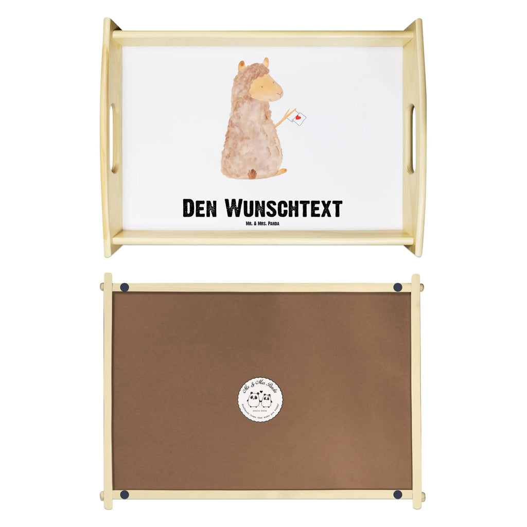 Personalisiertes Serviertablett Alpaka Fahne Personalisiertes Serviertablett, Personalisiertes Tablett, Personalisiertes Holztablett, Personalisiertes Küchentablett, Personalisiertes Dekotablett, Personalisiertes Frühstückstablett, Serviertablett mit Namen, Tablett mit Namen, Alpaka, Lama, Alpakas, Lamas, Liebe