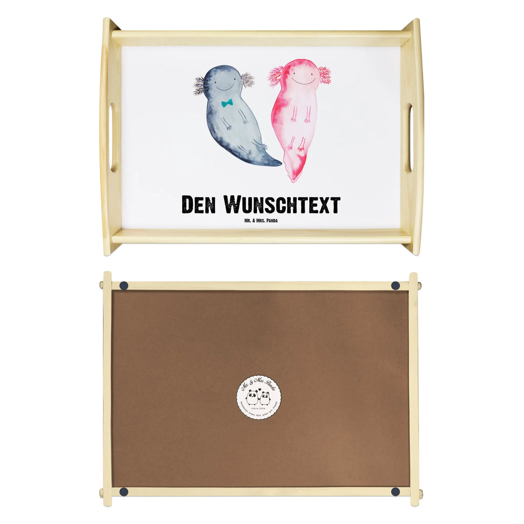 Personalisiertes Serviertablett Axolotl Axel+Lotte Personalisiertes Serviertablett, Personalisiertes Tablett, Personalisiertes Holztablett, Personalisiertes Küchentablett, Personalisiertes Dekotablett, Personalisiertes Frühstückstablett, Serviertablett mit Namen, Tablett mit Namen, Axolotl, Molch, Axolot, Schwanzlurch, Lurch, Lurche, Liebe, große Liebe, Liebesbeweis, Freund, Verlobter, Ehemann, Jahrestag, Valentinstag