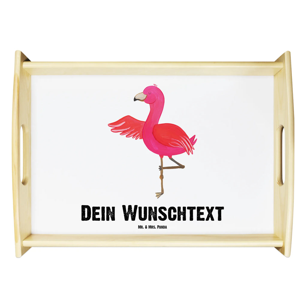 Personalisiertes Serviertablett Flamingo Yoga Personalisiertes Serviertablett, Personalisiertes Tablett, Personalisiertes Holztablett, Personalisiertes Küchentablett, Personalisiertes Dekotablett, Personalisiertes Frühstückstablett, Serviertablett mit Namen, Tablett mit Namen, Flamingo, Vogel, Yoga, Namaste, Achtsamkeit, Yoga-Übung, Entspannung, Ärger, Aufregen, Tiefenentspannung