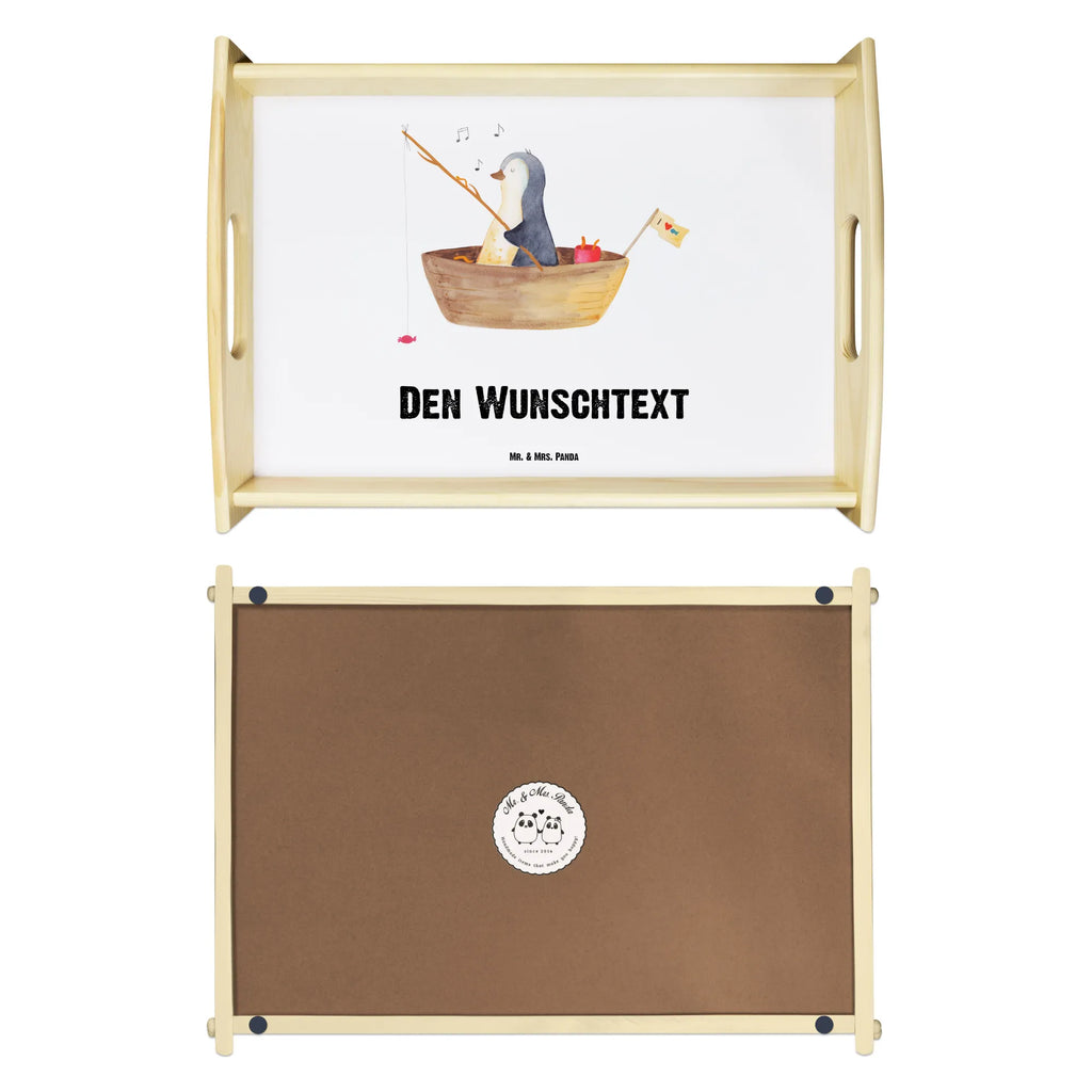 Personalisiertes Serviertablett Pinguin Angelboot Personalisiertes Serviertablett, Personalisiertes Tablett, Personalisiertes Holztablett, Personalisiertes Küchentablett, Personalisiertes Dekotablett, Personalisiertes Frühstückstablett, Serviertablett mit Namen, Tablett mit Namen, Pinguin, Pinguine, Angeln, Boot, Angelboot, Lebenslust, Leben, genießen, Motivation, Neustart, Neuanfang, Trennung, Scheidung, Geschenkidee Liebeskummer