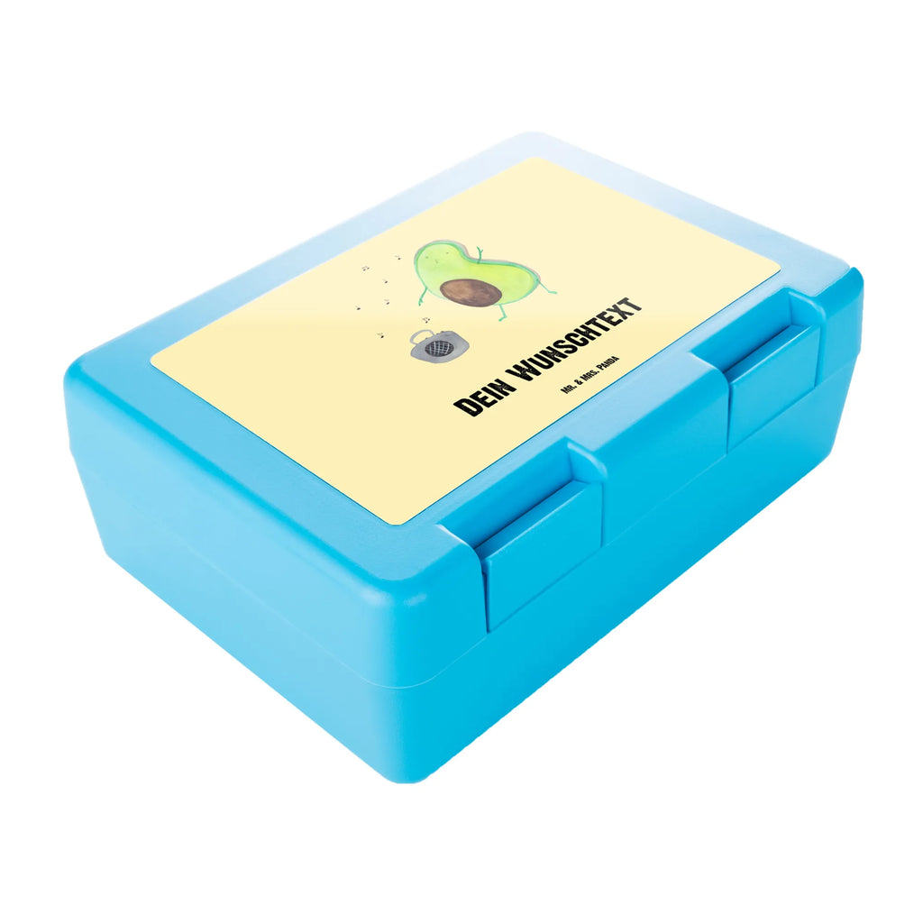 Personalisierte Brotdose Avocado tanzt Brotdose personalisiert, Brotbox, Snackbox, Lunch box, Butterbrotdose, Brotzeitbox, Avocado, Veggie, Vegan, Gesund