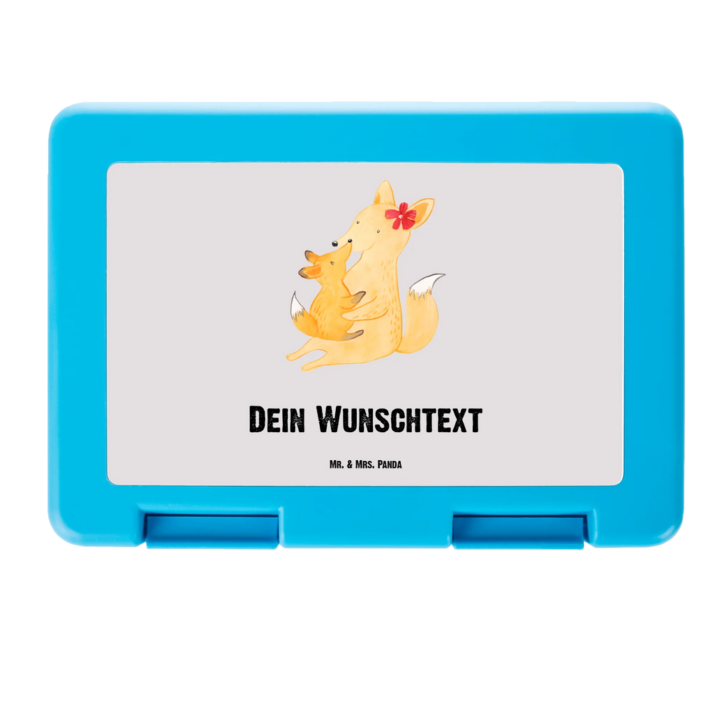 Personalisierte Brotdose Fuchs Mama & Kind Brotdose personalisiert, Brotbox, Snackbox, Lunch box, Butterbrotdose, Brotzeitbox, Familie, Vatertag, Muttertag, Bruder, Schwester, Mama, Papa, Oma, Opa, Mutter, Tochter, Lieblingstochter, Beste Tochter, Geschenk