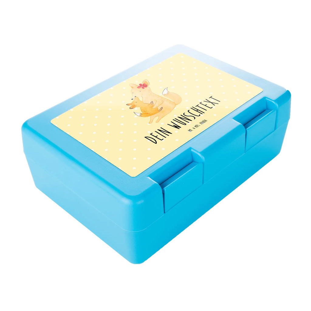Personalisierte Brotdose Fuchs Mama & Kind Brotdose personalisiert, Brotbox, Snackbox, Lunch box, Butterbrotdose, Brotzeitbox, Familie, Vatertag, Muttertag, Bruder, Schwester, Mama, Papa, Oma, Opa, Mutter, Tochter, Lieblingstochter, Beste Tochter, Geschenk