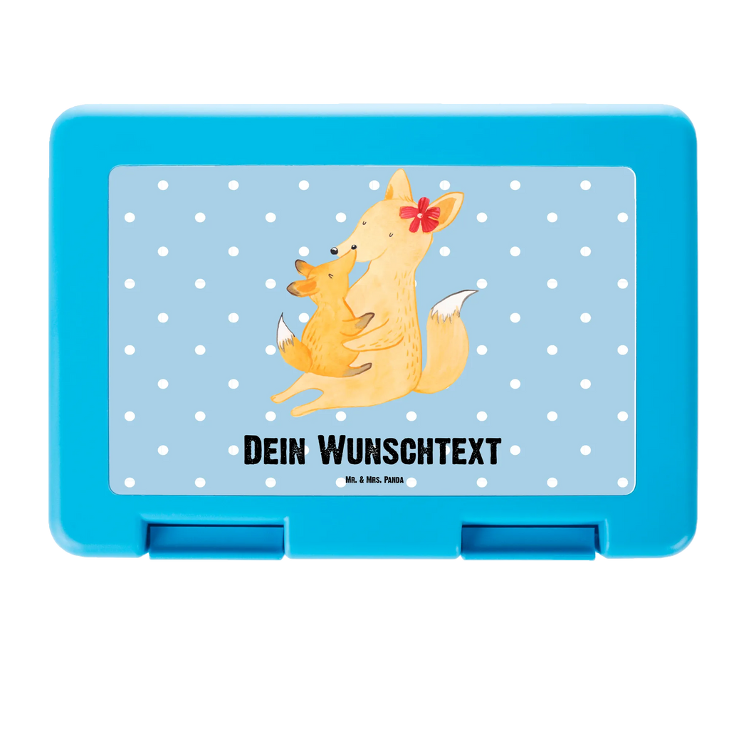 Personalisierte Brotdose Fuchs Mama & Kind Brotdose personalisiert, Brotbox, Snackbox, Lunch box, Butterbrotdose, Brotzeitbox, Familie, Vatertag, Muttertag, Bruder, Schwester, Mama, Papa, Oma, Opa, Mutter, Tochter, Lieblingstochter, Beste Tochter, Geschenk