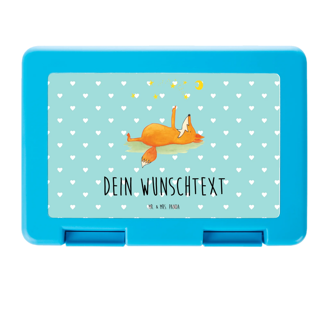 Personalisierte Brotdose Fuchs Sterne Brotdose personalisiert, Brotbox, Snackbox, Lunch box, Butterbrotdose, Brotzeitbox, Fuchs, Füchse, tröstende Worte, Spruch positiv, Spruch schön, Romantik, Always Look on the Bright Side of Life